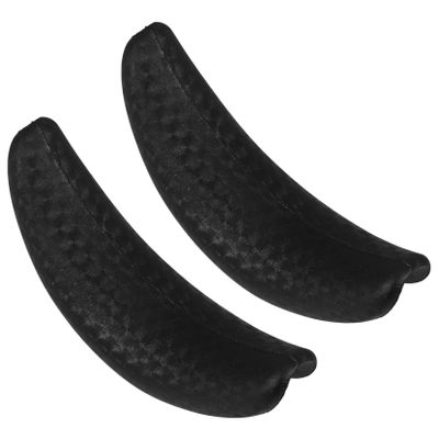 BCOATH 2-Piece Ergonomic Neck Support Cushions for Shampoo Basins, Black