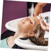 BCOATH 2-Piece Ergonomic Neck Support Cushions for Shampoo Basins, Black view 4