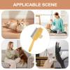 Cat Grooming Brush with Stainless Steel Teeth, Non-Slip view 4