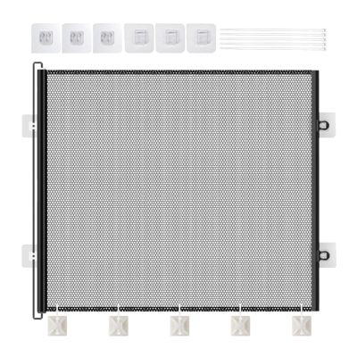Huxibai Retractable Baby Gate, 76 cm High, No Drilling