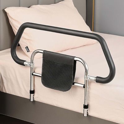 Bed Assist Safety Rail for Seniors with Storage Pouch