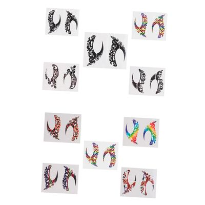 LIFKOME 10 Pairs Festival Eye Stickers with Adhesive