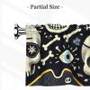 Geteruichi 137.2 x 45.7 cm Skull Window Valance, Funny Hipster Curtain view 2