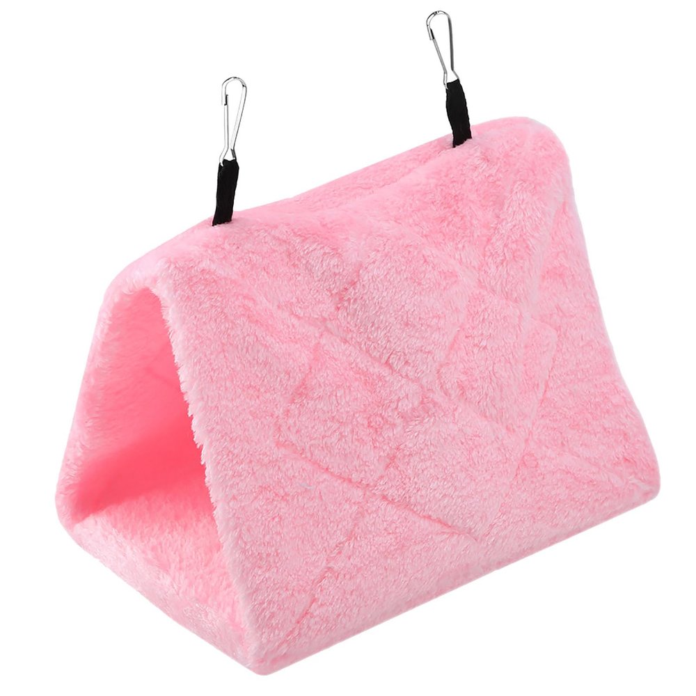 Tixiyu Soft Plush Bird Hammock Cage Tent Bed for Parrots, Size S