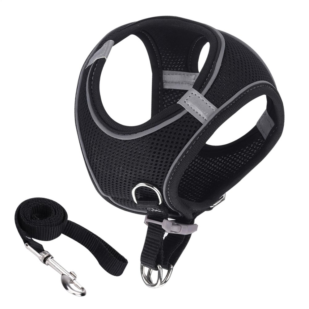 Escape-Proof Cat Harness, Soft Reflective Mesh