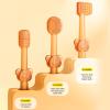 3-Piece Dog Toothbrush Set for Large, Medium, and Small Dog Breeds view 3