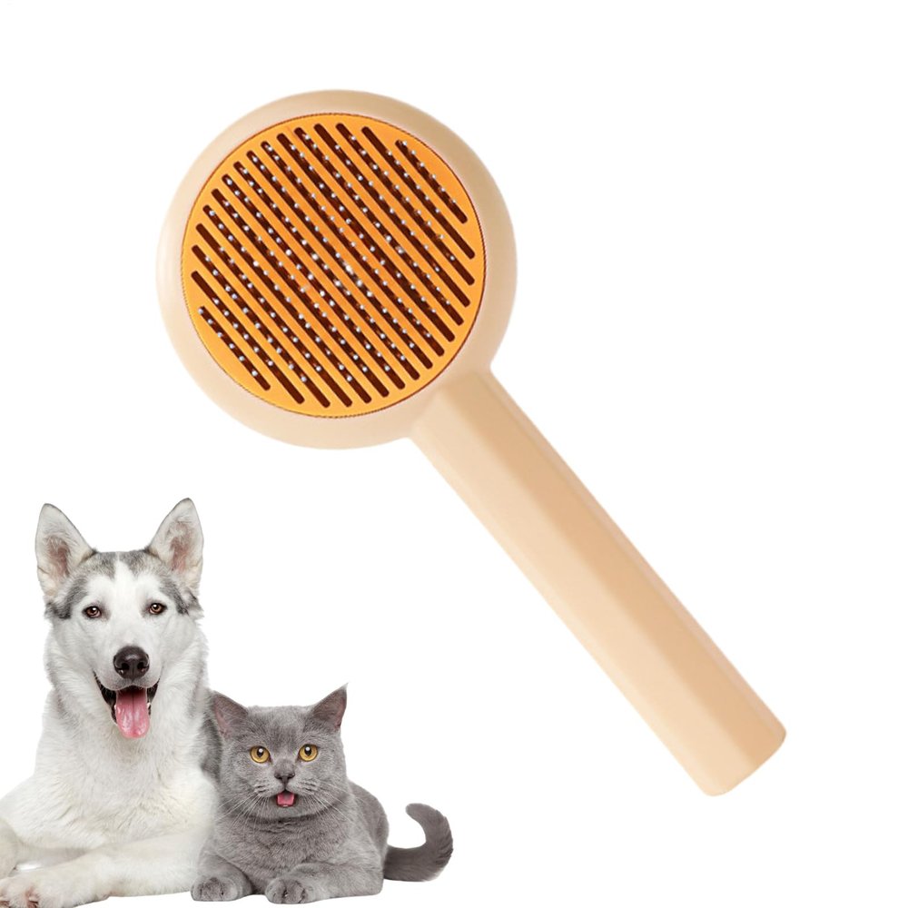 Dog Brush for Shedding - Gentle Pet Grooming Comb