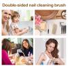 Nail Cleaning Brush with Non-Slip Handle view 4