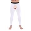 Men's Thermal Open-Crotch Pants with Bulge Pouch view 1