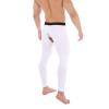Men's Thermal Open-Crotch Pants with Bulge Pouch view 2