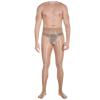Men's Sheer Nylon Leggings, Glossy Transparent Pantyhose view 1