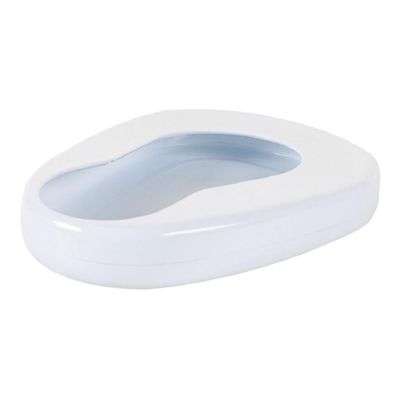 Smooth Urinal Bedpan Seat for Bedridden Patients, White, 1 Pc