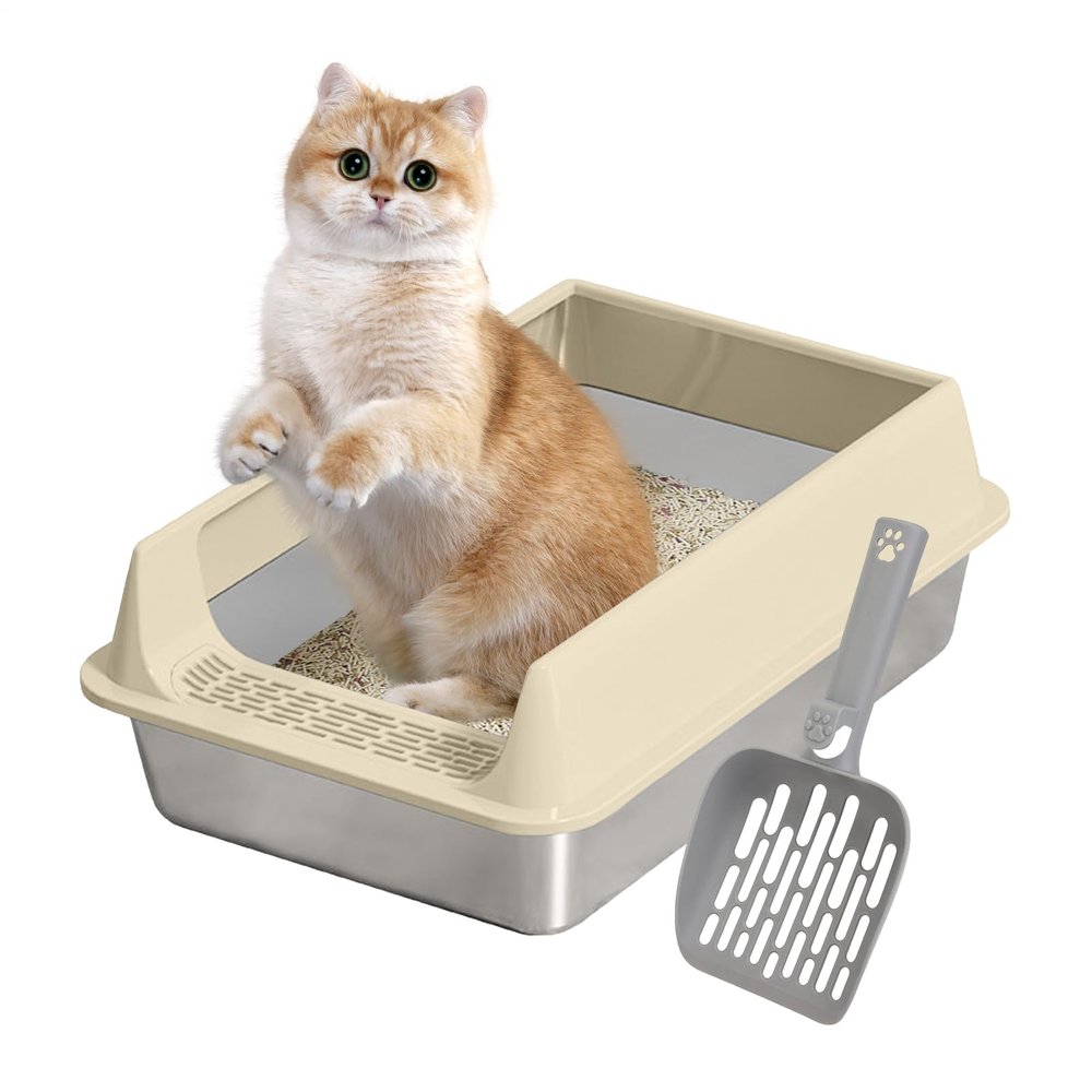 ETUCYNG Cat Litter Box with Scoop