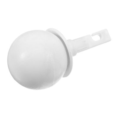 Rolling Ball Cane Tip with Hook Mechanism, Swivel, Plastic, White