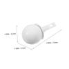 Rolling Ball Cane Tip with Hook Mechanism, Swivel, Plastic, White view 2