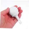 Rolling Ball Cane Tip with Hook Mechanism, Swivel, Plastic, White view 4