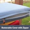 Mozzeilee Custom-Size Bed Gap Filler, Mattress Gap Filler Extension with Waterproof Removable Cover, Linen Mattress Extension for Gaps Between Headboard, Wall and Bed (Beige) view 3