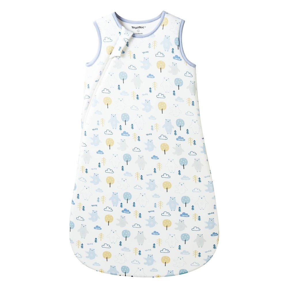 ToyaTec Baby Sleeping Bag, 2.5 TOG, Extra-Soft Bamboo Viscose, Fall & Winter (Bren, S)