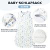 ToyaTec Baby Sleeping Bag, 2.5 TOG, Extra-Soft Bamboo Viscose, Fall & Winter (Bren, S) view 2