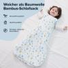 ToyaTec Baby Sleeping Bag, 2.5 TOG, Extra-Soft Bamboo Viscose, Fall & Winter (Bren, S) view 3
