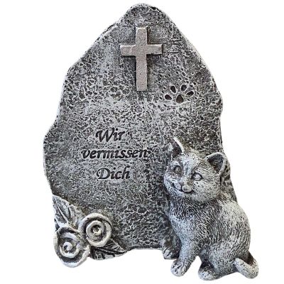 Memorial Stone for Cats - Gray