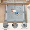 Heyo.Ja Foldable Baby Playpen with Reinforced Mat, 150 x 180 x 67 cm view 3