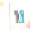 Pet Toothbrushes with Two Heads and Finger Design view 2
