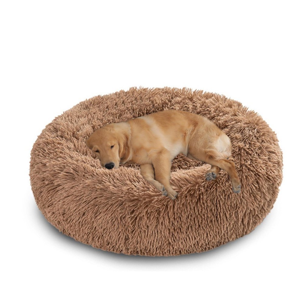 XIEMINLE Large Round Dog Bed for Indoor Use