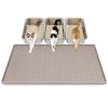 Kalolary 42 x 29-Inch Silicone Cat Litter Mat (Beige) view 1