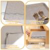 Kalolary 42 x 29-Inch Silicone Cat Litter Mat (Beige) view 3