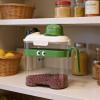 Pet Food Container | Airtight Puppy Treat Organizer with Clear Storage Canister and Lid view 3