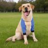 Dog Elbow Bandage, Recovery Sleeve for Medium and Large Dogs (Blue, M) view 4