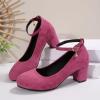 Women's High-Heel Mary Jane Pumps, Bridal and Dirndl Shoes, Closed-Toe Platform Dance Shoes, Wide Fit H, Sizes 35–46 view 3