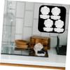 FUNNETOYU 4-Piece Transparent Childproof Stove Knob Covers view 3