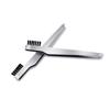 SAFIGLE 3-Piece Stainless Steel Makeup Tweezers with Slanted Tips view 4