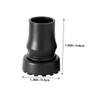 ORFOFE 8-Pack Replacement Cane and Crutch Tips, 19 mm, Non-Slip Rubber view 2