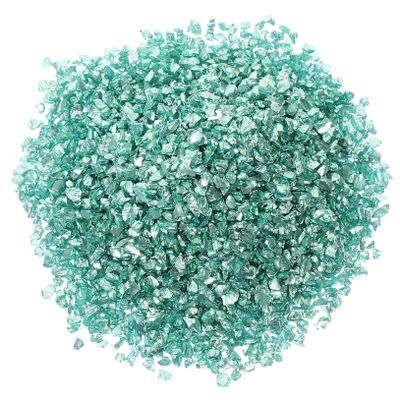 Homoyoyo 1-Bag Nail Art Crushed Glass Chips, Irregular Glass Shards for DIY Crafts