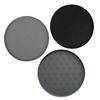Supvox 3-Piece Pet Feeding Mats with Paw Pattern, Waterproof Non-Slip Bowl Mats for Small Dogs and Cats with Raised Edges view 1