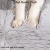 XIEMINLE Orthopedic Dog Bed, Fluffy Round Plush Donut Pet Bed, Non-Slip, Machine Washable, Anti-Anxiety Puppy Mattress, Warm Cat Mat (150 cm) view 2
