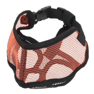 UPKOCH Muzzle for Dogs with Short Snouts, Adjustable Mesh Pet Muzzle for Puppies and Large Dogs, with Openings for Breathing and Drinking