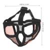 UPKOCH Muzzle for Dogs with Short Snouts, Adjustable Mesh Pet Muzzle for Puppies and Large Dogs, with Openings for Breathing and Drinking view 3
