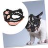 UPKOCH Muzzle for Dogs with Short Snouts, Adjustable Mesh Pet Muzzle for Puppies and Large Dogs, with Openings for Breathing and Drinking view 4