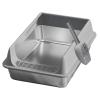 Open Stainless Steel Cat Litter Box with High Rim, 40 x 30 x 19 cm, Scoop Included view 1