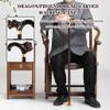 Walking Cane with Carved Dragon/Phoenix Head, Omic Wood, Non-Slip Foot Pad, 82 cm view 2