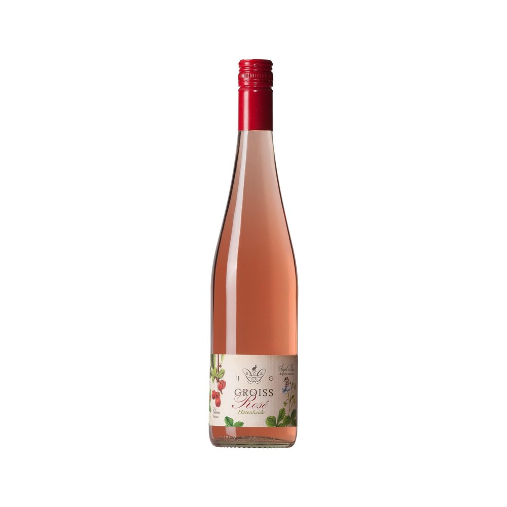 Groiss Ros Hasenhaide Ingrid Dry Organic Rosé Wine, Austria, with FeinWert E-Book (1 x 0.75 L)
