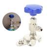 Bnineteenteam Refrigerant Bottle Opener Alloy Valve for Car A/C Repair, Blue Handle for Small Refrigerant Bottles view 4