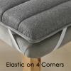 Highdi Massage Table Mattress with Face Hole, 70 x 185 x 5 cm, Gray view 2