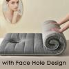 Highdi Massage Table Mattress with Face Hole, 70 x 185 x 5 cm, Gray view 3