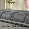 Highdi Massage Table Mattress with Face Hole, 70 x 185 x 5 cm, Gray view 4