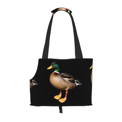 WZYCWB Wild Duck Printed Pet Shoulder Bag, Lightweight and Breathable, for Small Pets